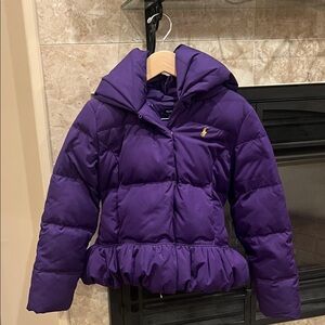 Polo by Ralph Lauren Purple Kids Puffer Jacket